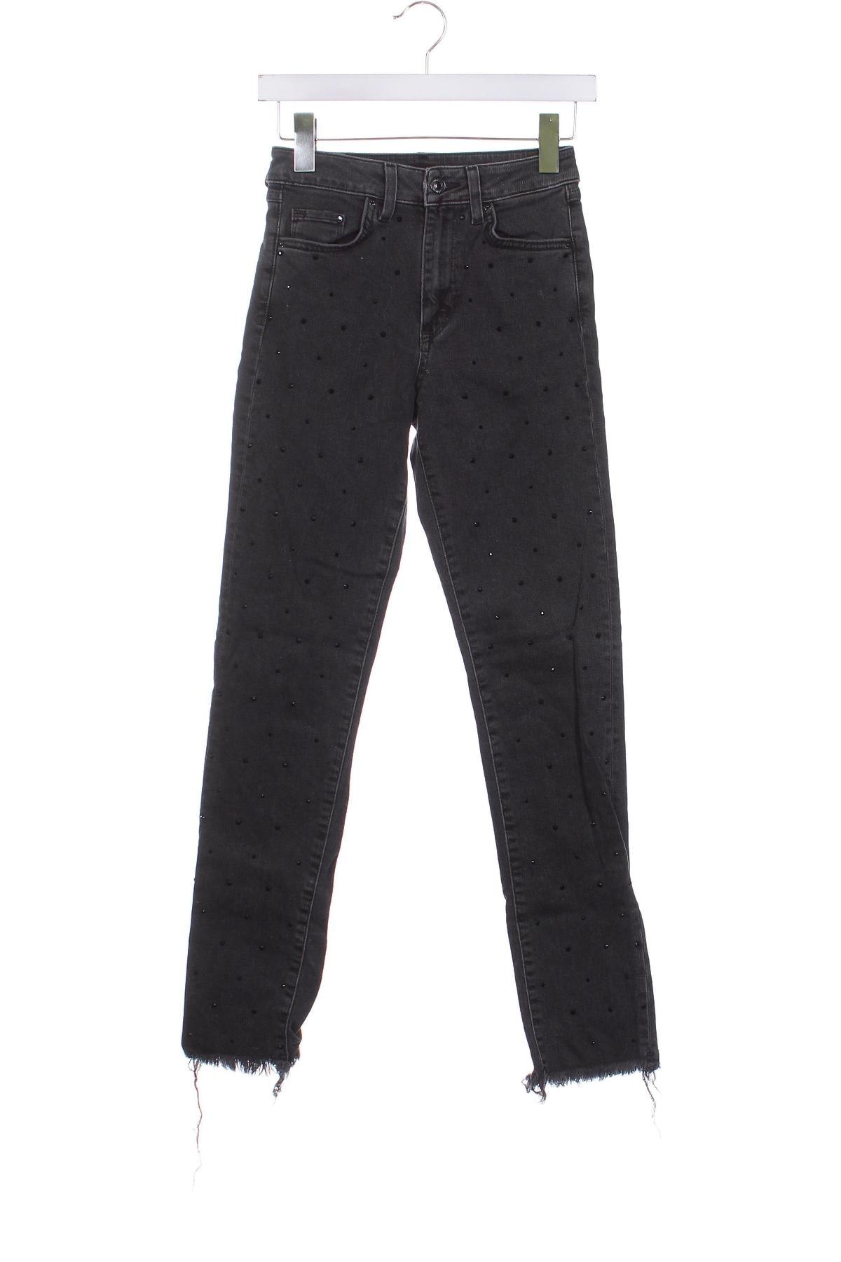 Kinderjeans H&M, Größe 12-13y/ 158-164 cm, Farbe Grau, Preis 11,99 €