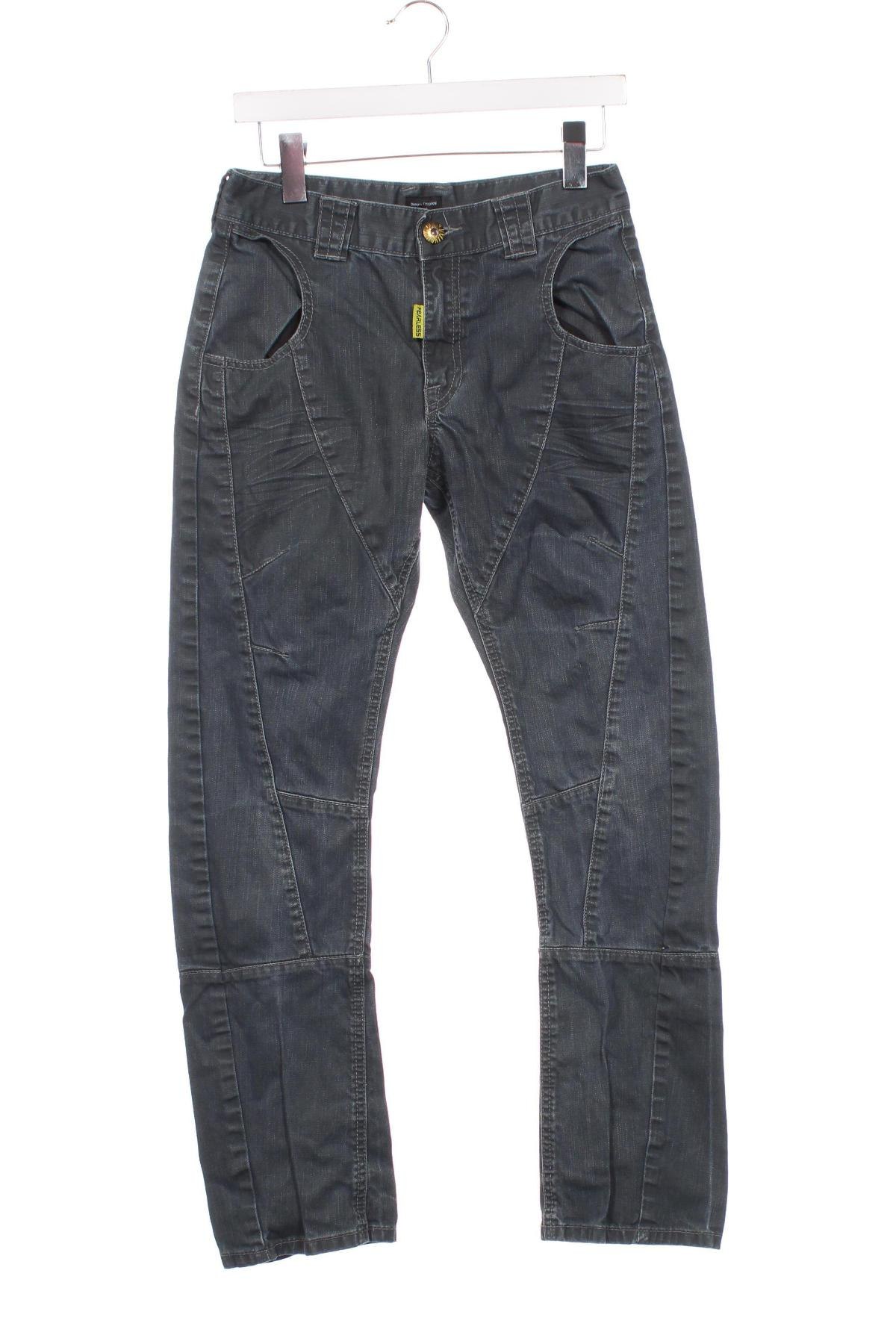 Kinderjeans KappAhl, Größe 12-13y/ 158-164 cm, Farbe Blau, Preis 6,99 €