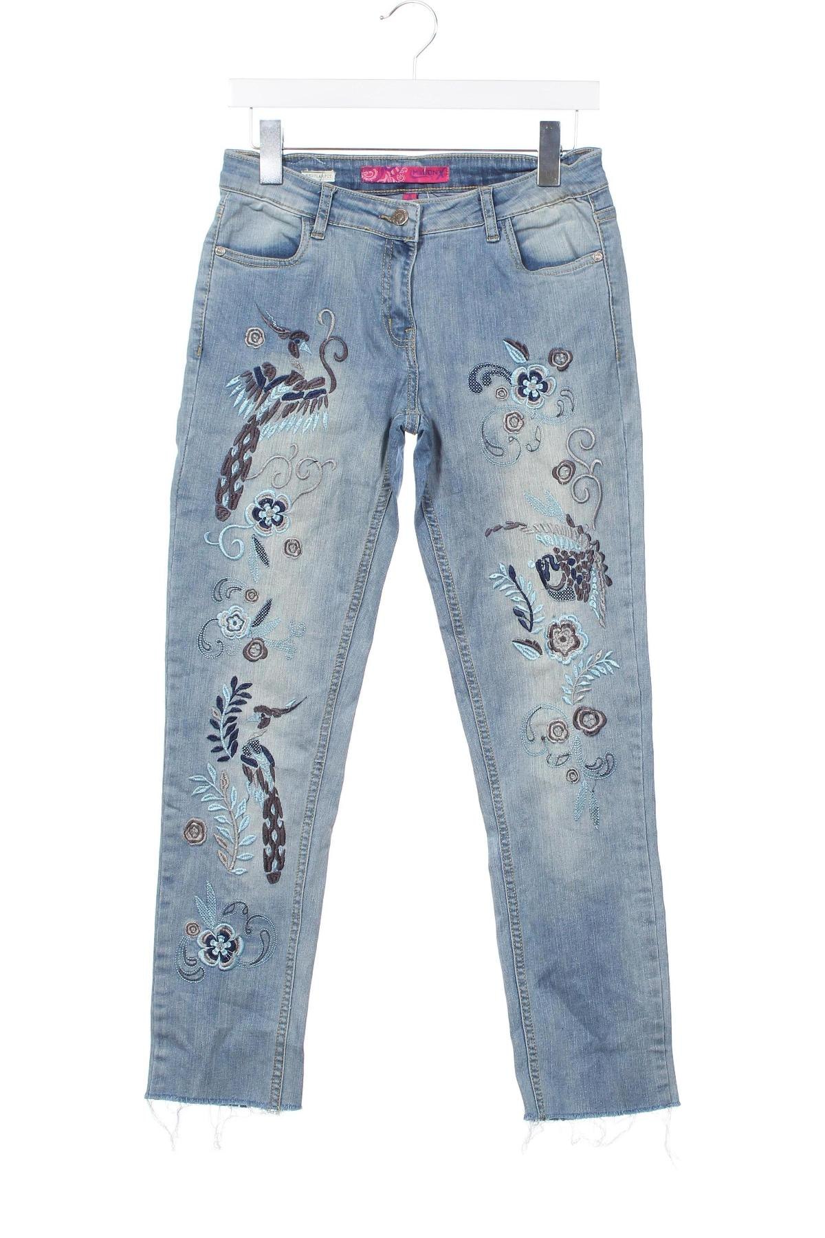 Kinderjeans Million X, Größe 15-18y/ 170-176 cm, Farbe Blau, Preis € 6,49