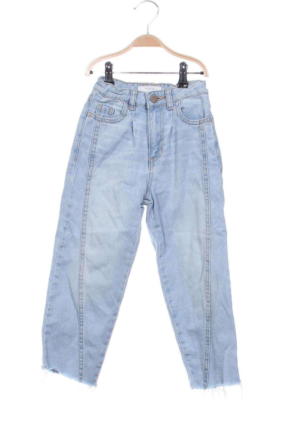 Kinderjeans Reserved, Größe 5-6y/ 116-122 cm, Farbe Blau, Preis € 9,99