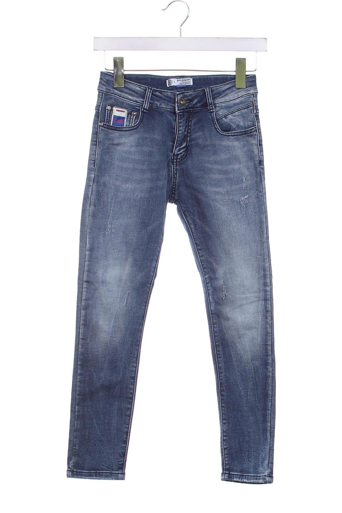 Kinderjeans Season, Größe 10-11y/ 146-152 cm, Farbe Blau, Preis 16,37 €