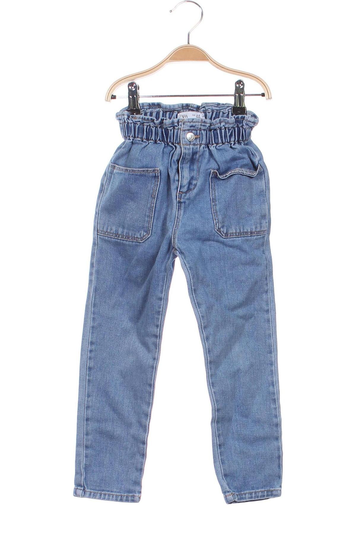 Kinderjeans Zara, Größe 4-5y/ 110-116 cm, Farbe Blau, Preis 9,21 €