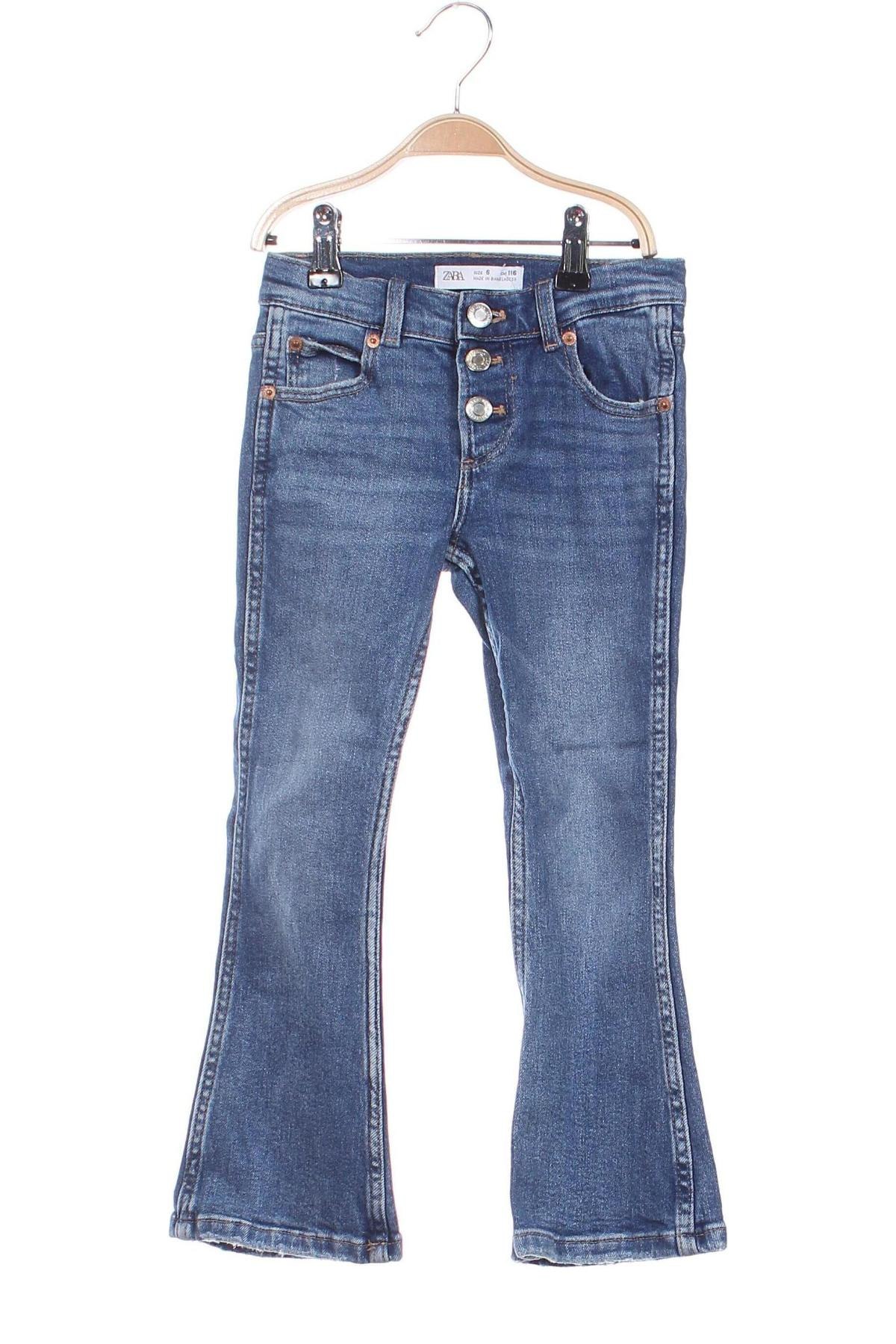 Kinderjeans Zara, Größe 5-6y/ 116-122 cm, Farbe Blau, Preis € 9,21