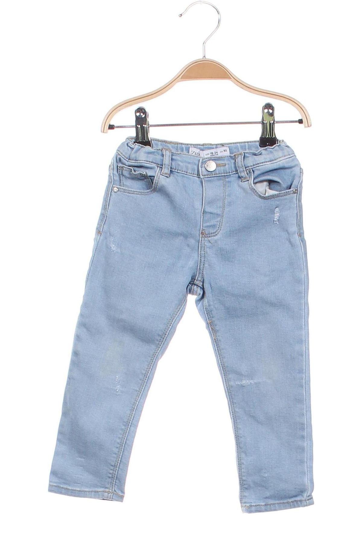 Kinderjeans Zara, Größe 18-24m/ 86-98 cm, Farbe Blau, Preis € 9,21