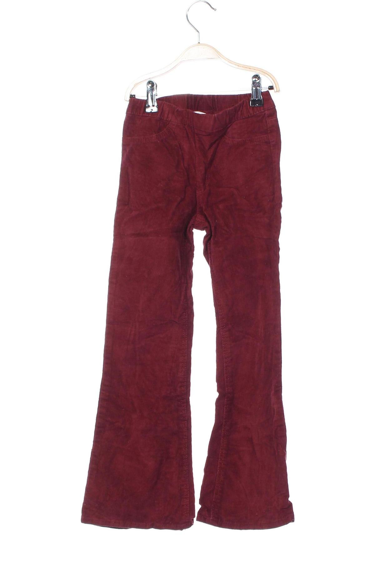 Kinder Cordhose H&M, Größe 5-6y/ 116-122 cm, Farbe Rot, Preis € 14,99