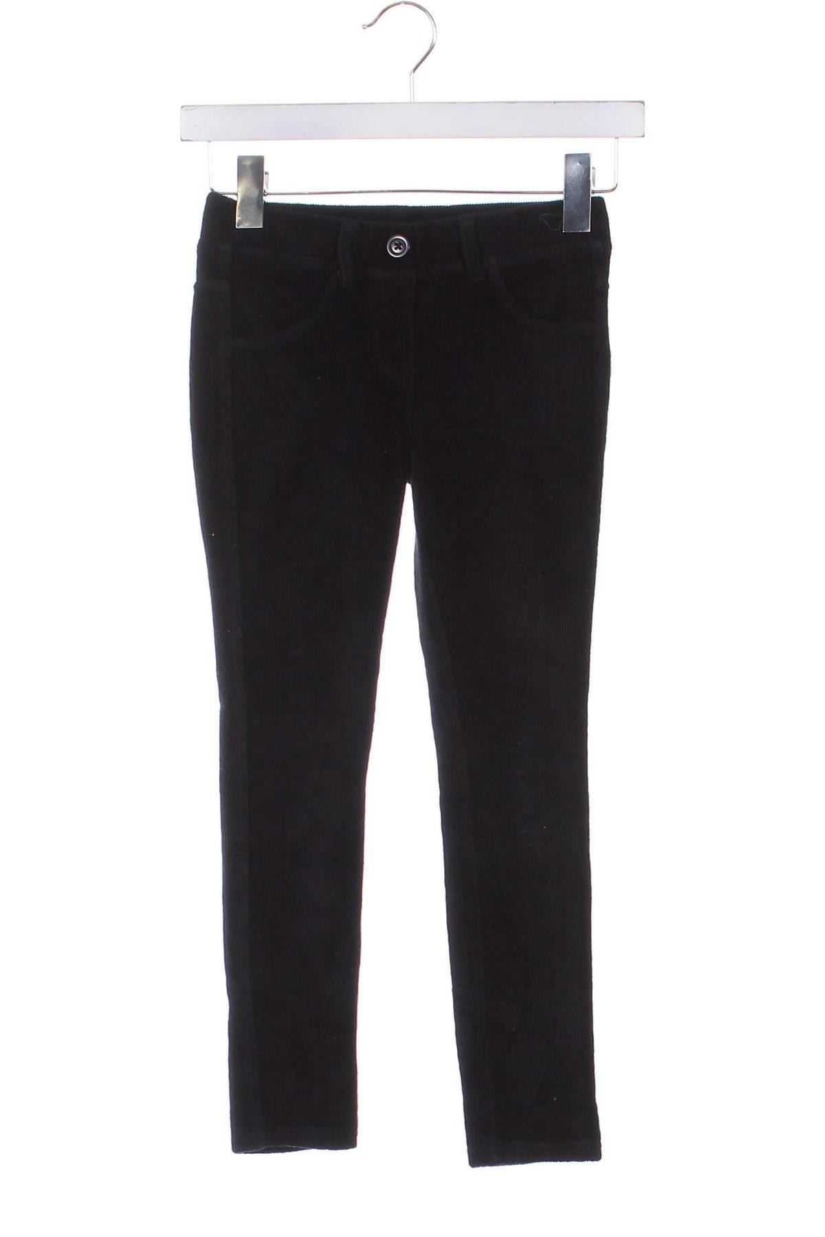 Pantaloni de catifea reiată, pentru copii United Colors Of Benetton, Mărime 8-9y/ 134-140 cm, Culoare Negru, Preț 52,55 Lei