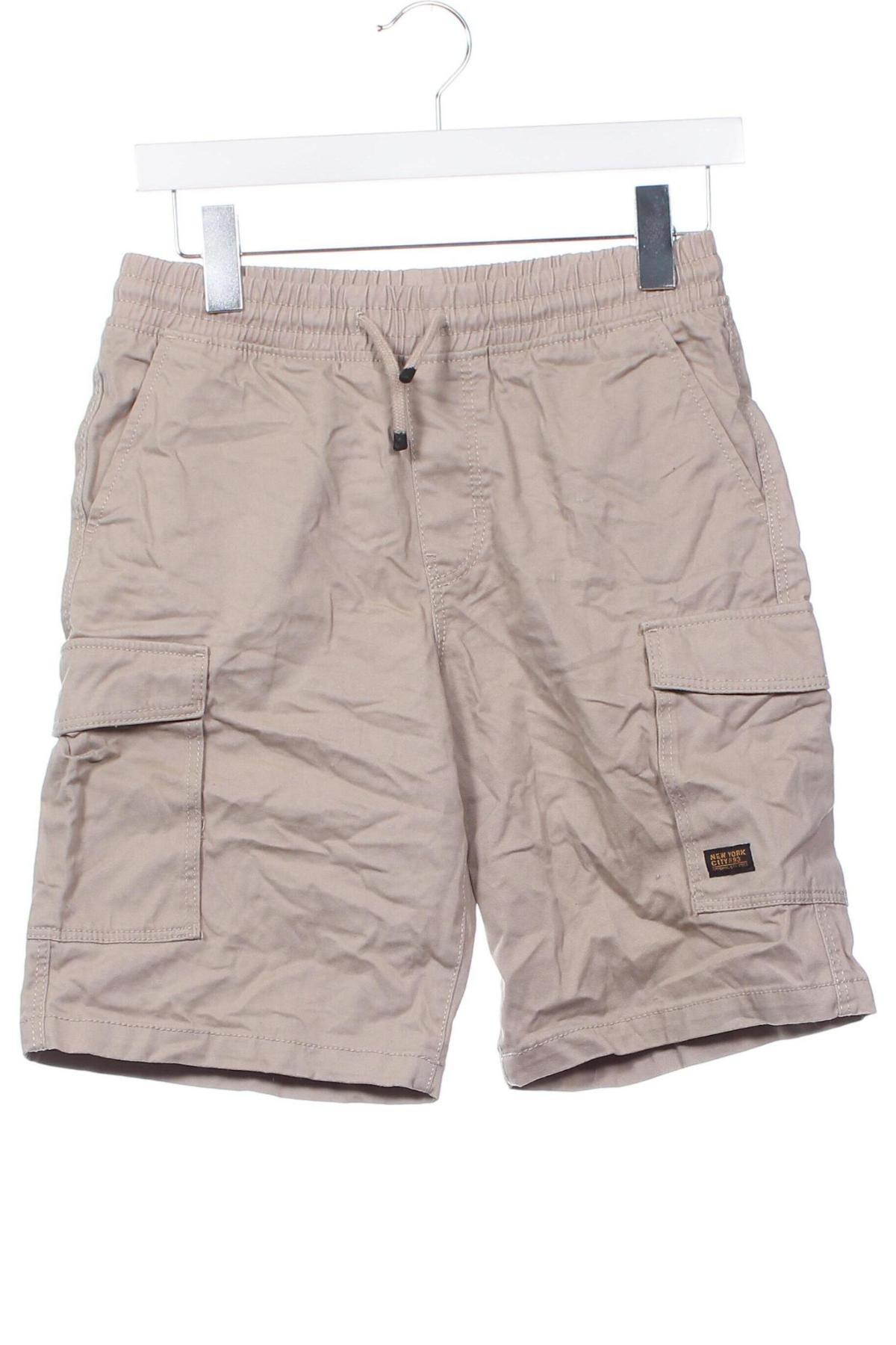 Kinder Shorts H&M, Größe 11-12y/ 152-158 cm, Farbe Beige, Preis 5,99 €