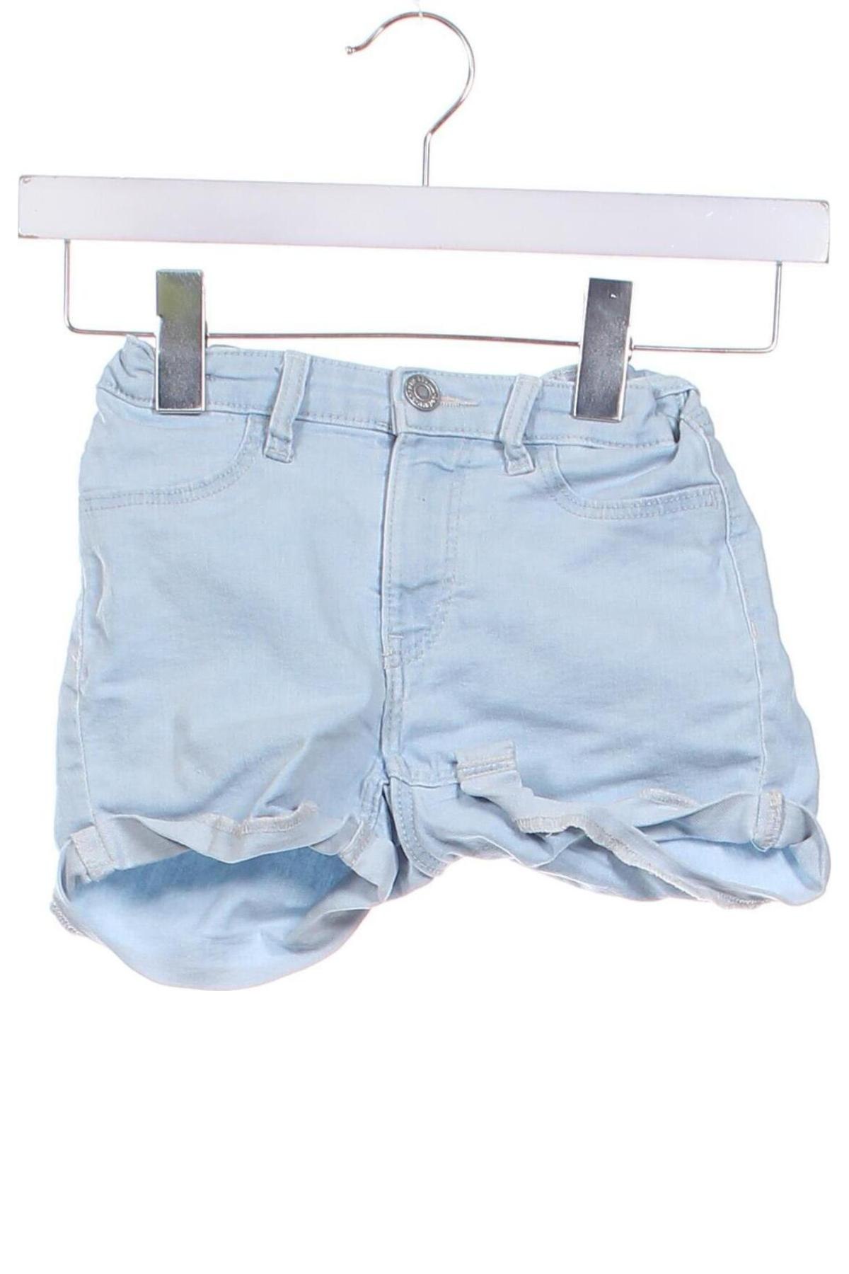 Kinder Shorts H&M, Größe 5-6y/ 116-122 cm, Farbe Blau, Preis 5,99 €