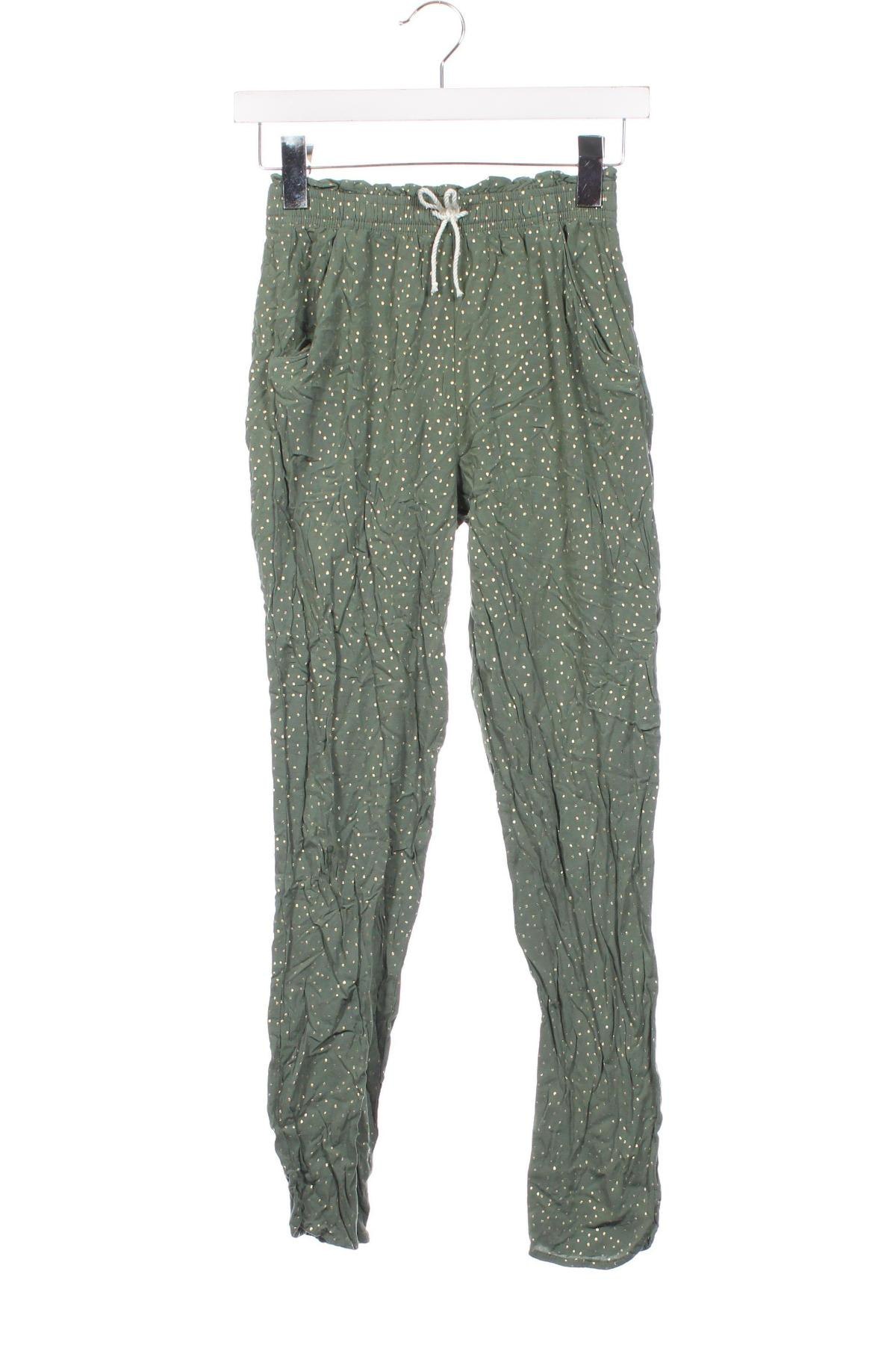 Pantaloni pentru copii H&M, Mărime 13-14y/ 164-168 cm, Culoare Verde, Preț 45,99 Lei