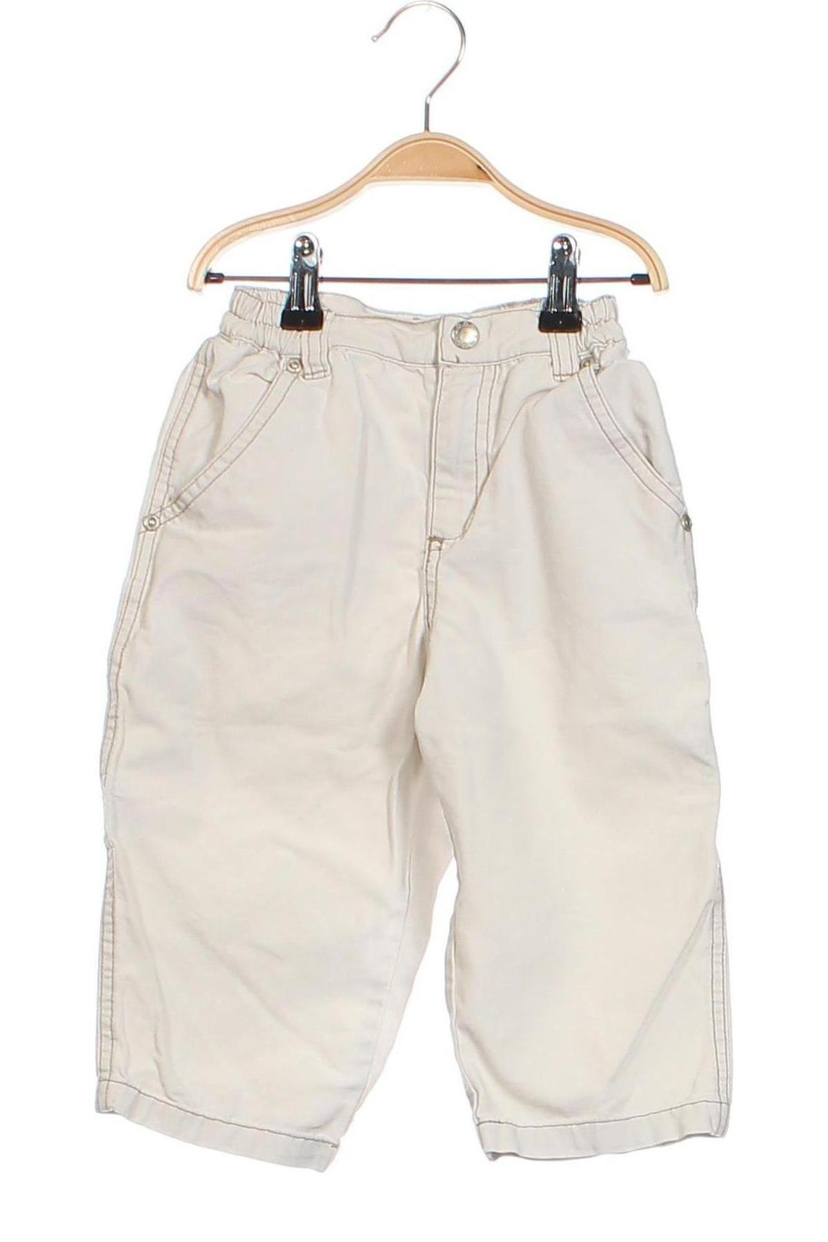 Pantaloni pentru copii H&M L.O.G.G., Mărime 9-12m/ 74-80 cm, Culoare Bej, Preț 30,99 Lei