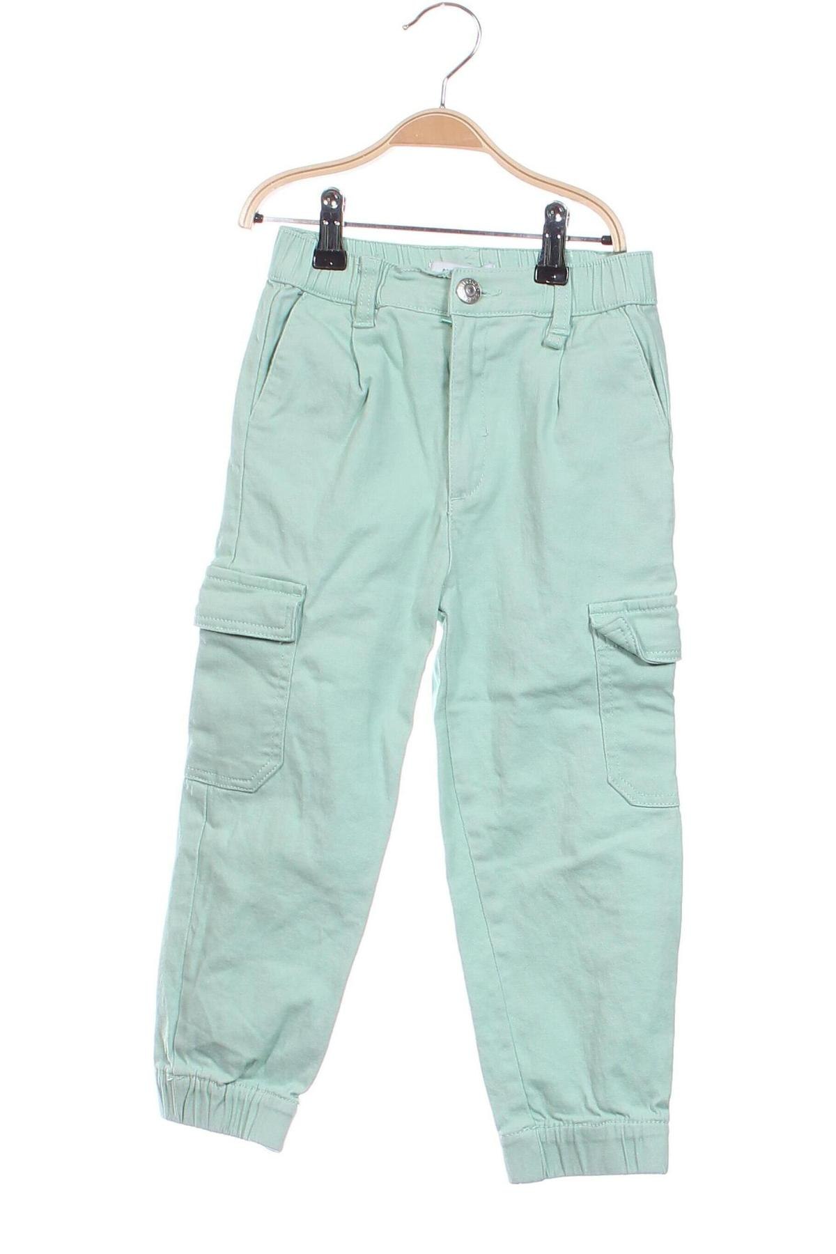 Pantaloni pentru copii Reserved, Mărime 5-6y/ 116-122 cm, Culoare Verde, Preț 53,57 Lei