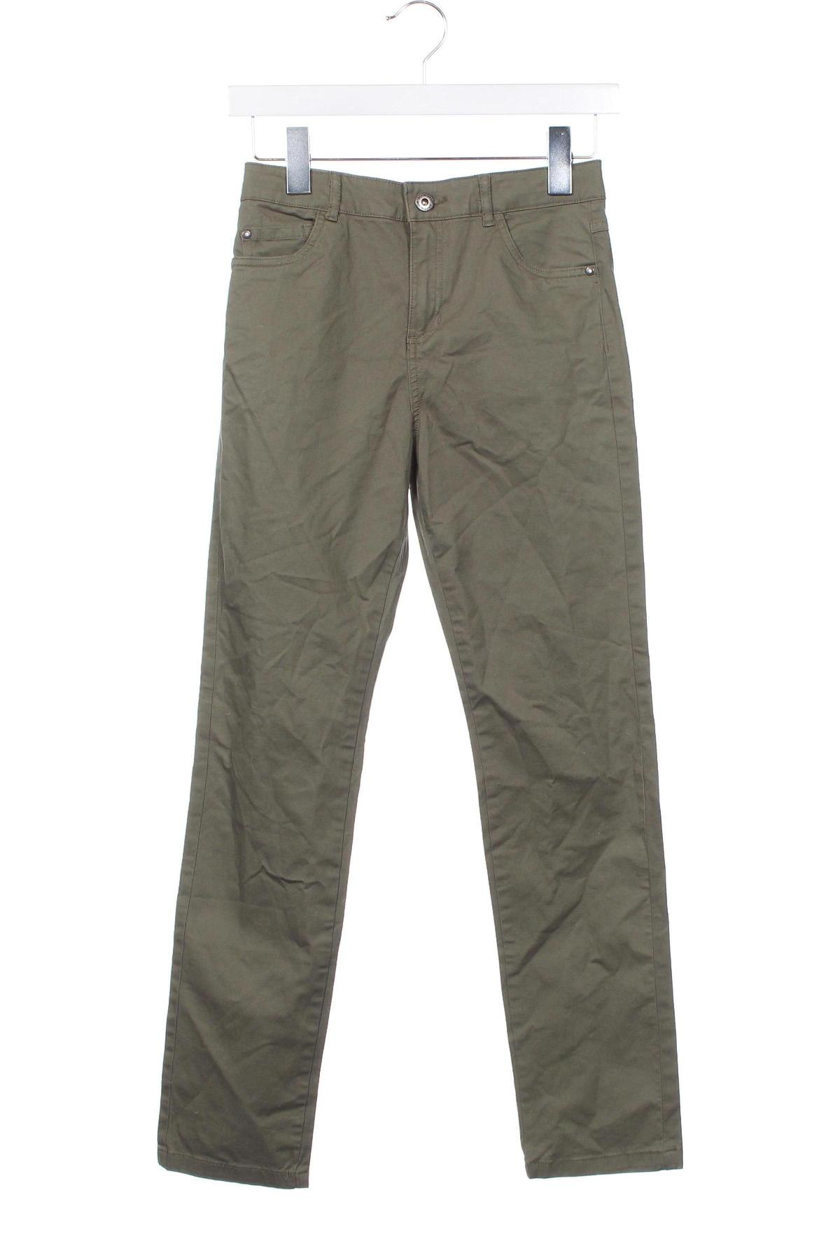 Pantaloni pentru copii Tex, Mărime 11-12y/ 152-158 cm, Culoare Verde, Preț 28,99 Lei