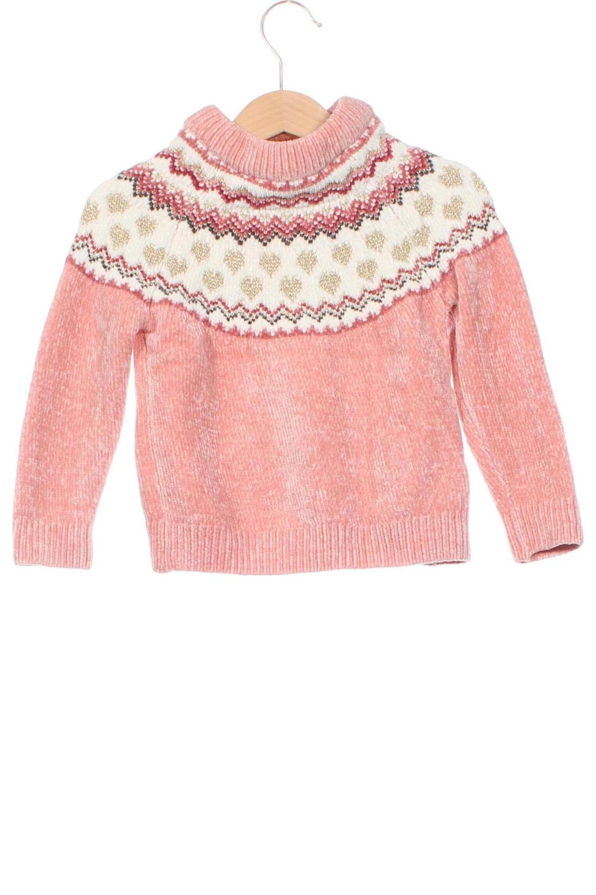 Kinderpullover C&A, Größe 18-24m/ 86-98 cm, Farbe Rosa, Preis 6,49 €