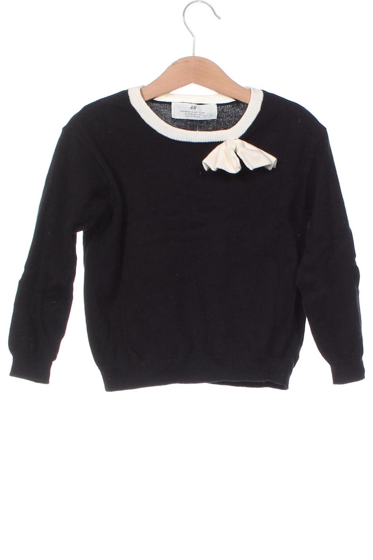 Dziecięcy sweter H&M, Rozmiar 2-3y/ 98-104 cm, Kolor Czarny, Cena 24,99 zł