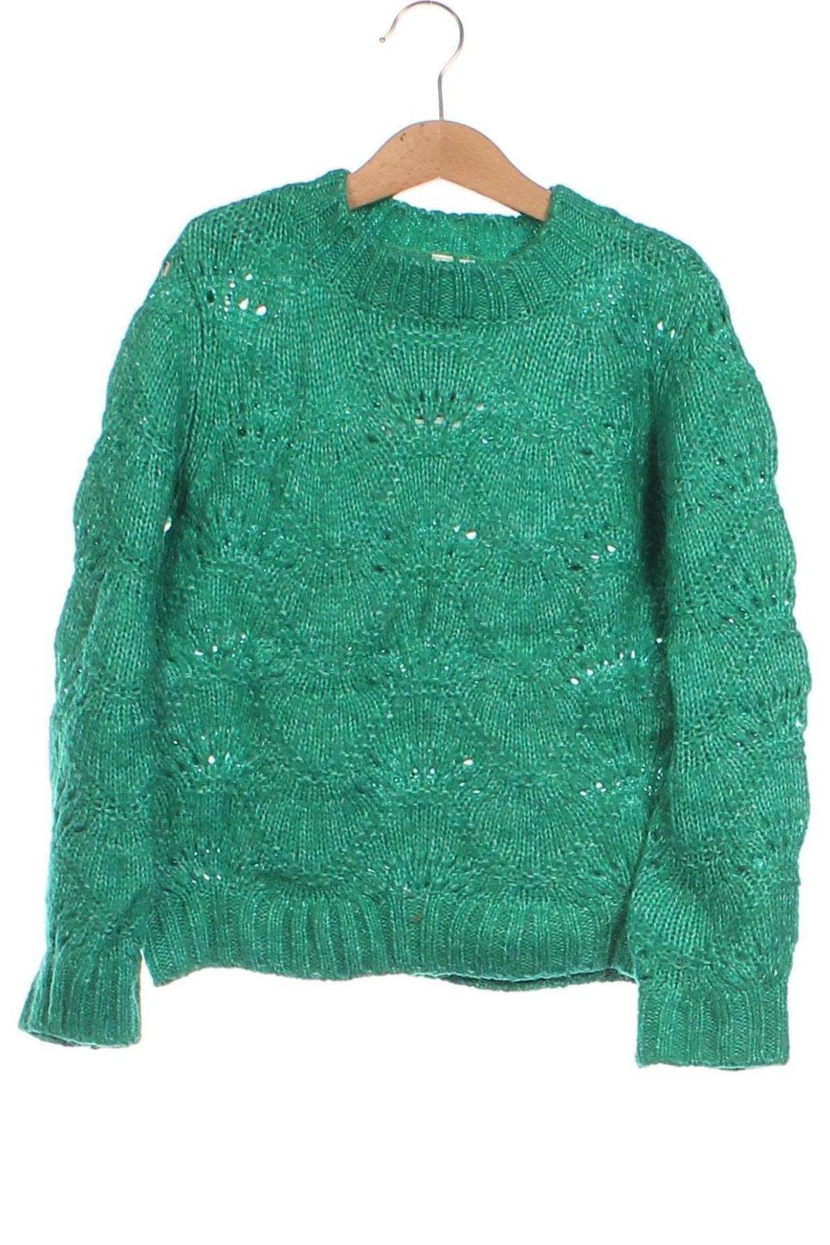 Pulover pentru copii Pieces, Mărime 6-7y/ 122-128 cm, Culoare Verde, Preț 33,99 Lei