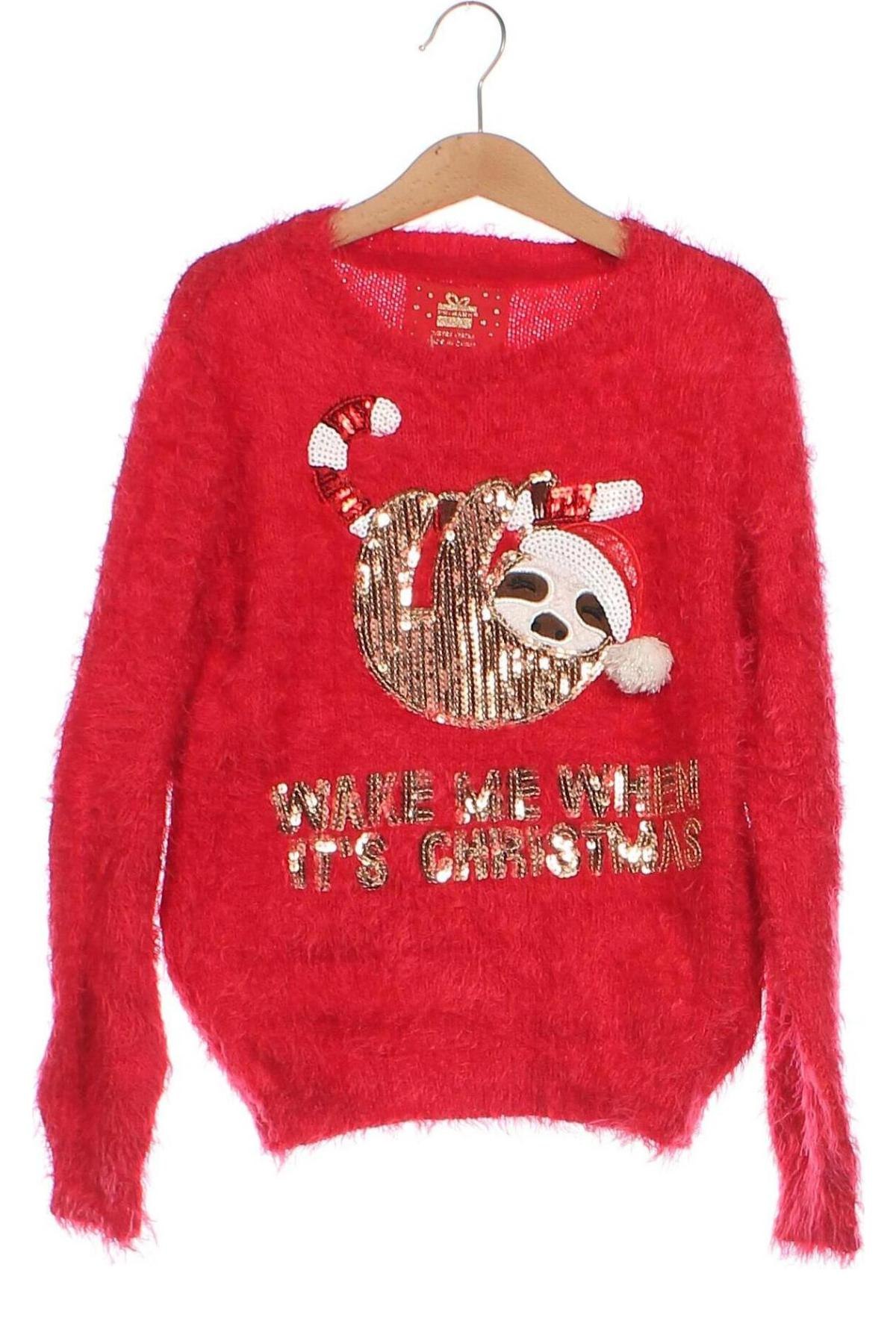 Dziecięcy sweter Primark, Rozmiar 7-8y/ 128-134 cm, Kolor Czerwony, Cena 24,99 zł