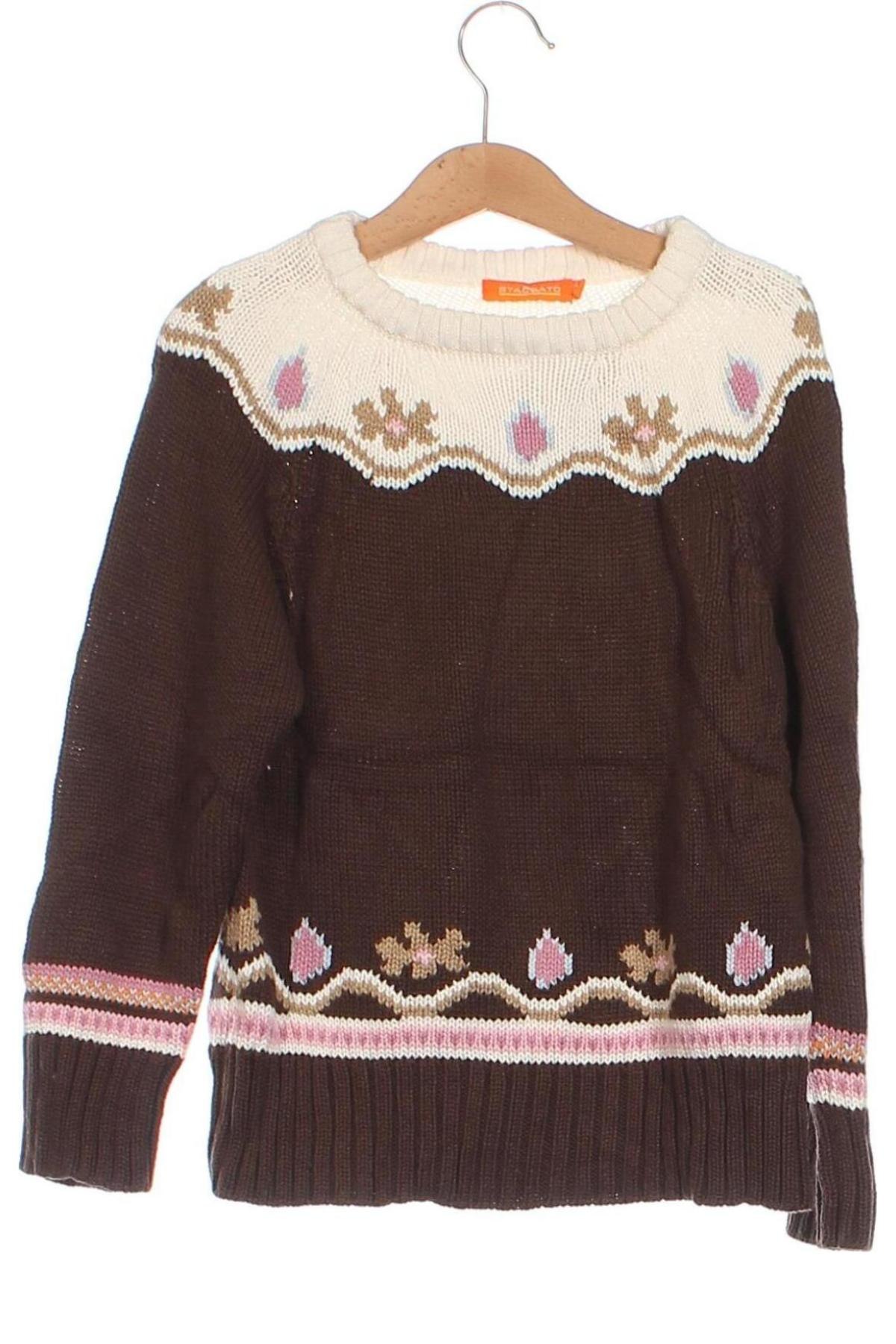 Kinderpullover Staccato, Größe 5-6y/ 116-122 cm, Farbe Braun, Preis € 16,49