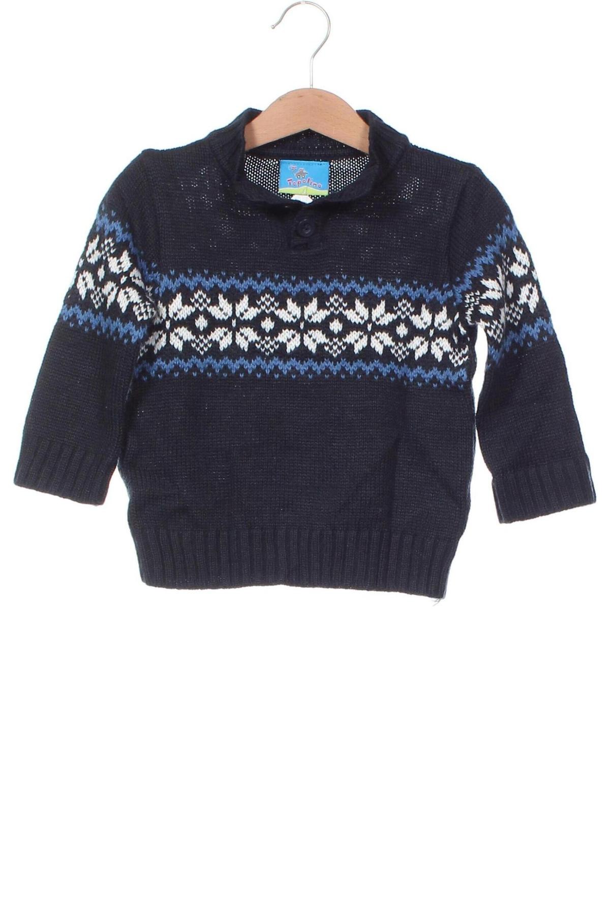 Kinderpullover Topolino, Größe 12-18m/ 80-86 cm, Farbe Blau, Preis € 6,49