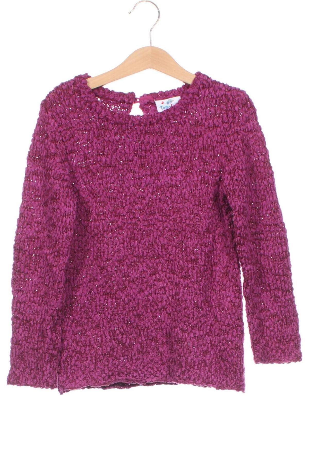 Dziecięcy sweter Topolino, Rozmiar 5-6y/ 116-122 cm, Kolor Fioletowy, Cena 22,99 zł