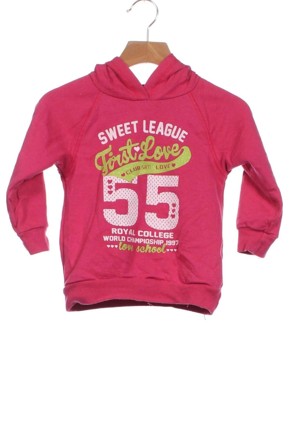 Kinder Sweatshirts, Größe 5-6y/ 116-122 cm, Farbe Rosa, Preis 6,99 €