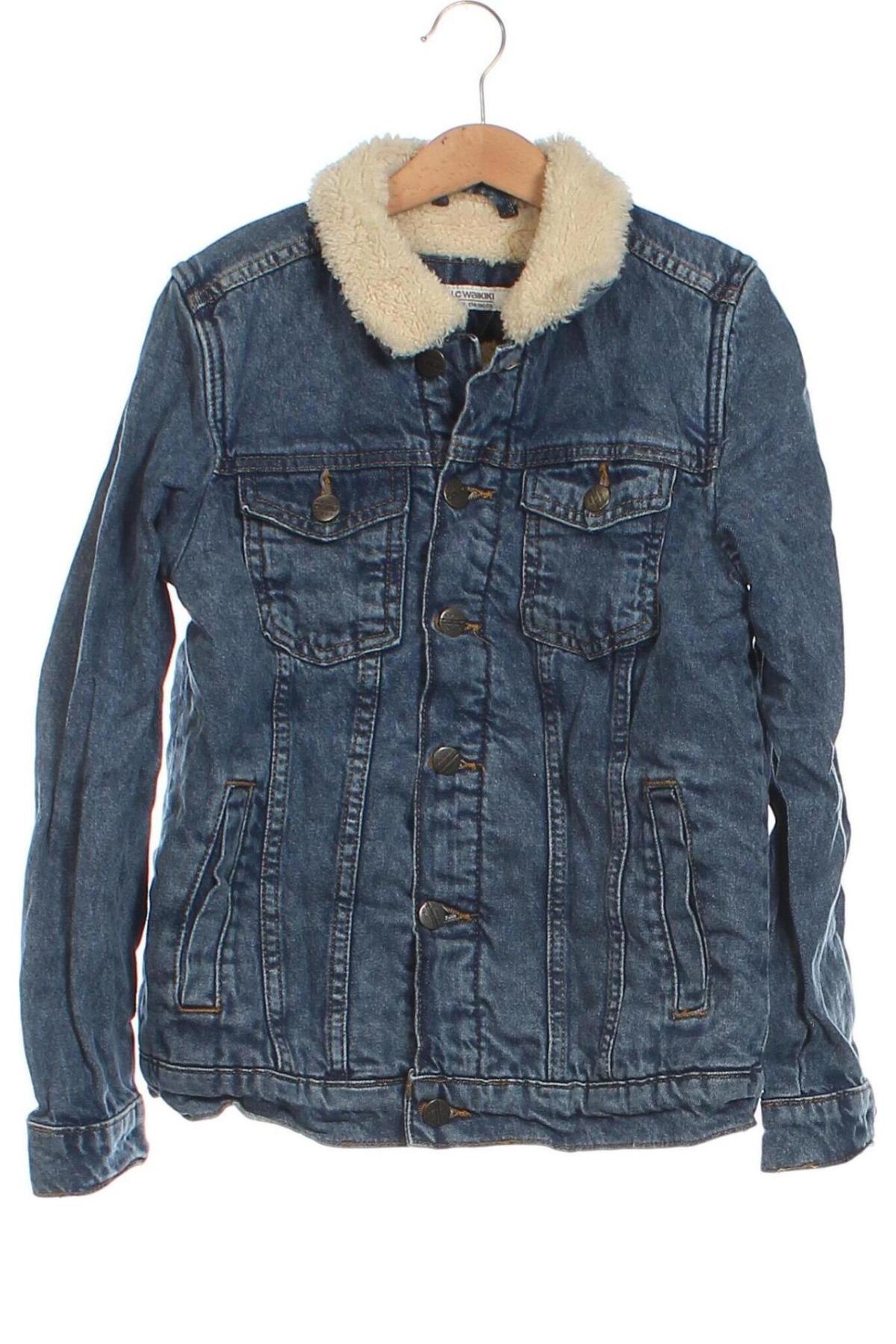 Kinder Jeansjacke LC Waikiki, Größe 8-9y/ 134-140 cm, Farbe Blau, Preis € 9,49