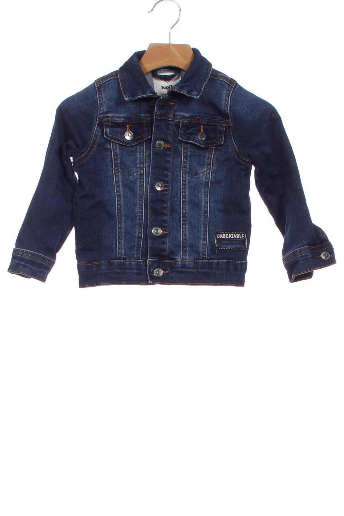 Kinder Jeansjacke Lupilu, Größe 18-24m/ 86-98 cm, Farbe Blau, Preis 8,99 €