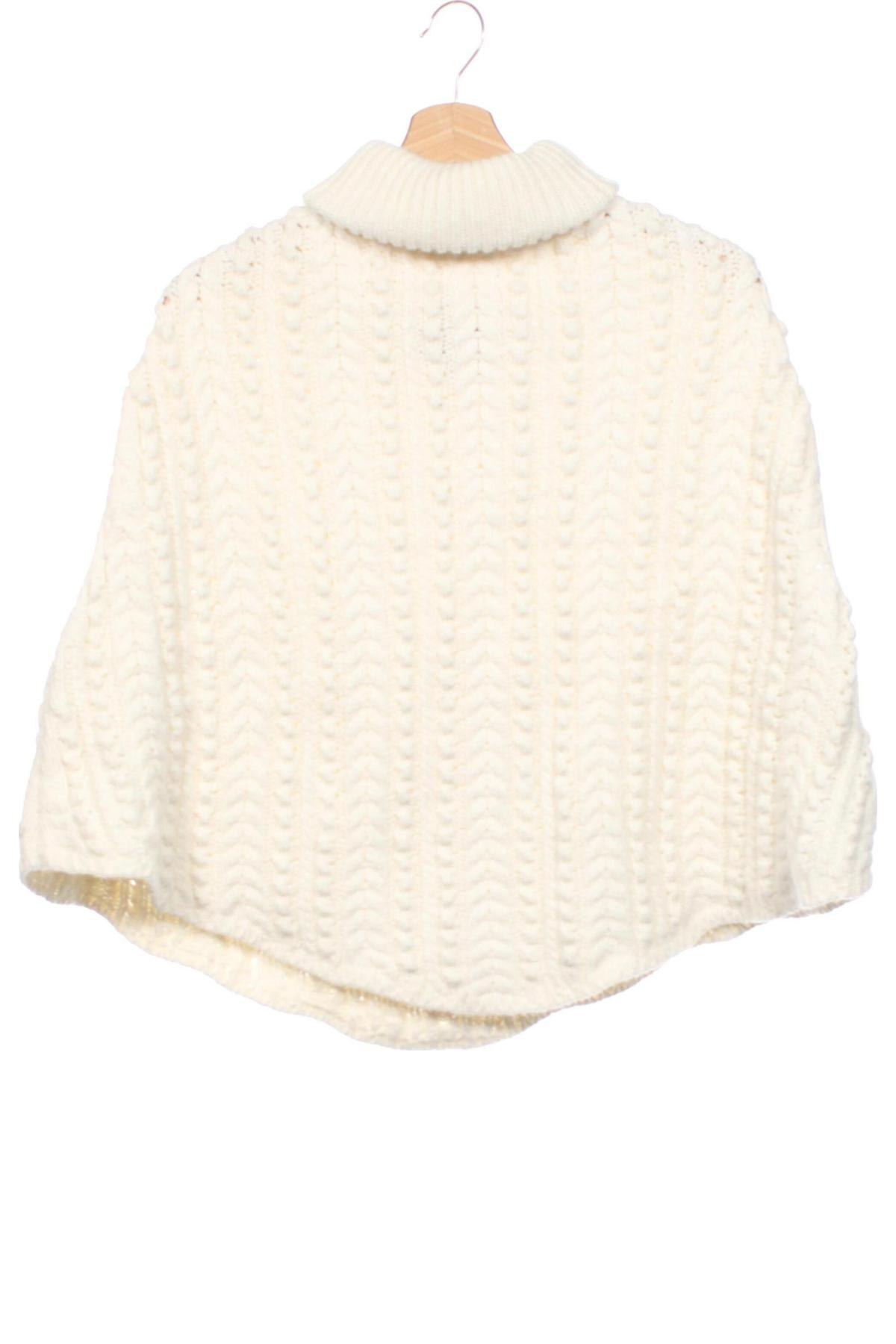 Poncho pentru copii Zara, Mărime 13-14y/ 164-168 cm, Culoare Alb, Preț 51,99 Lei