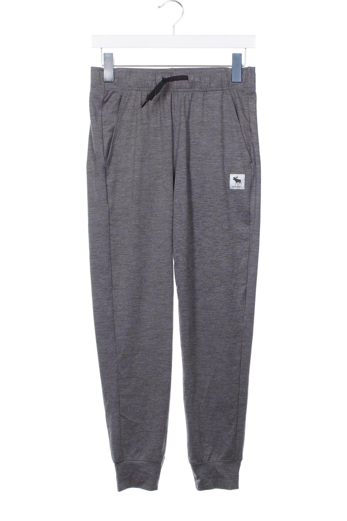 Kinder Sporthose Abercrombie & Fitch, Größe 13-14y/ 164-168 cm, Farbe Grau, Preis 14,99 €