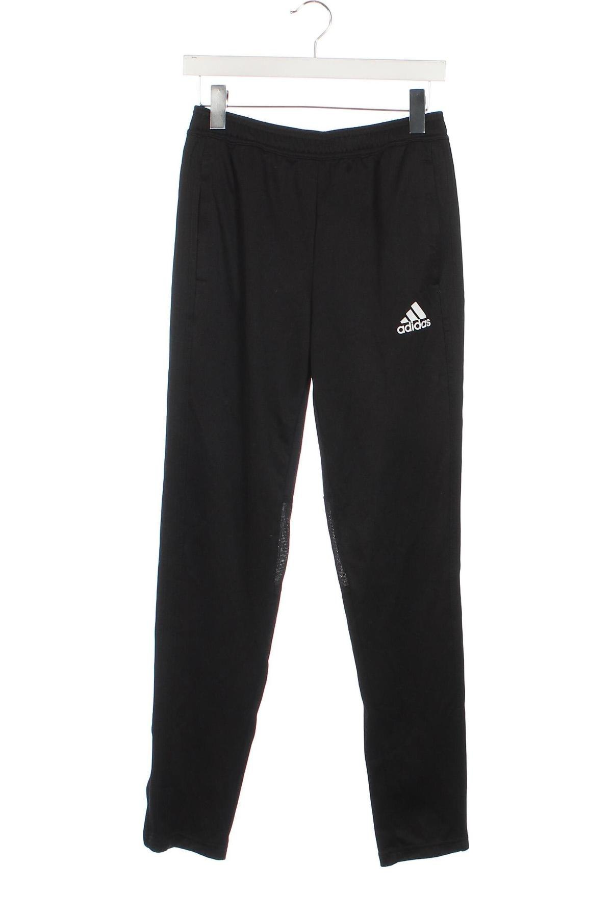 Kinder Sporthose Adidas, Größe 13-14y/ 164-168 cm, Farbe Schwarz, Preis 16,99 €