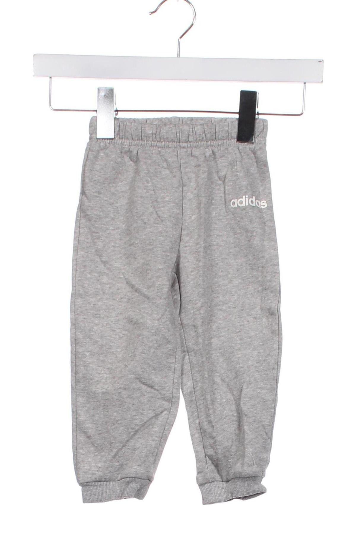 Kinder Sporthose Adidas, Größe 18-24m/ 86-98 cm, Farbe Grau, Preis 10,49 €