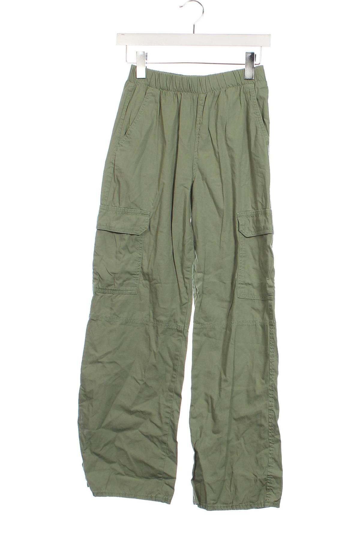 Pantaloni de trening, pentru copii H&M, Mărime 12-13y/ 158-164 cm, Culoare Verde, Preț 29,99 Lei