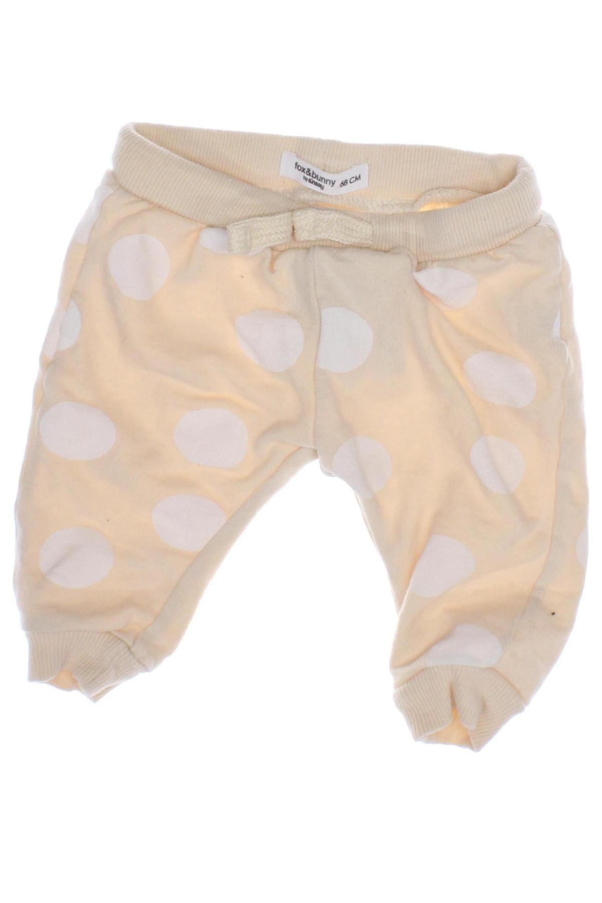 Kinder Sporthose Sinsay, Größe 3-6m/ 62-68 cm, Farbe Ecru, Preis € 7,99