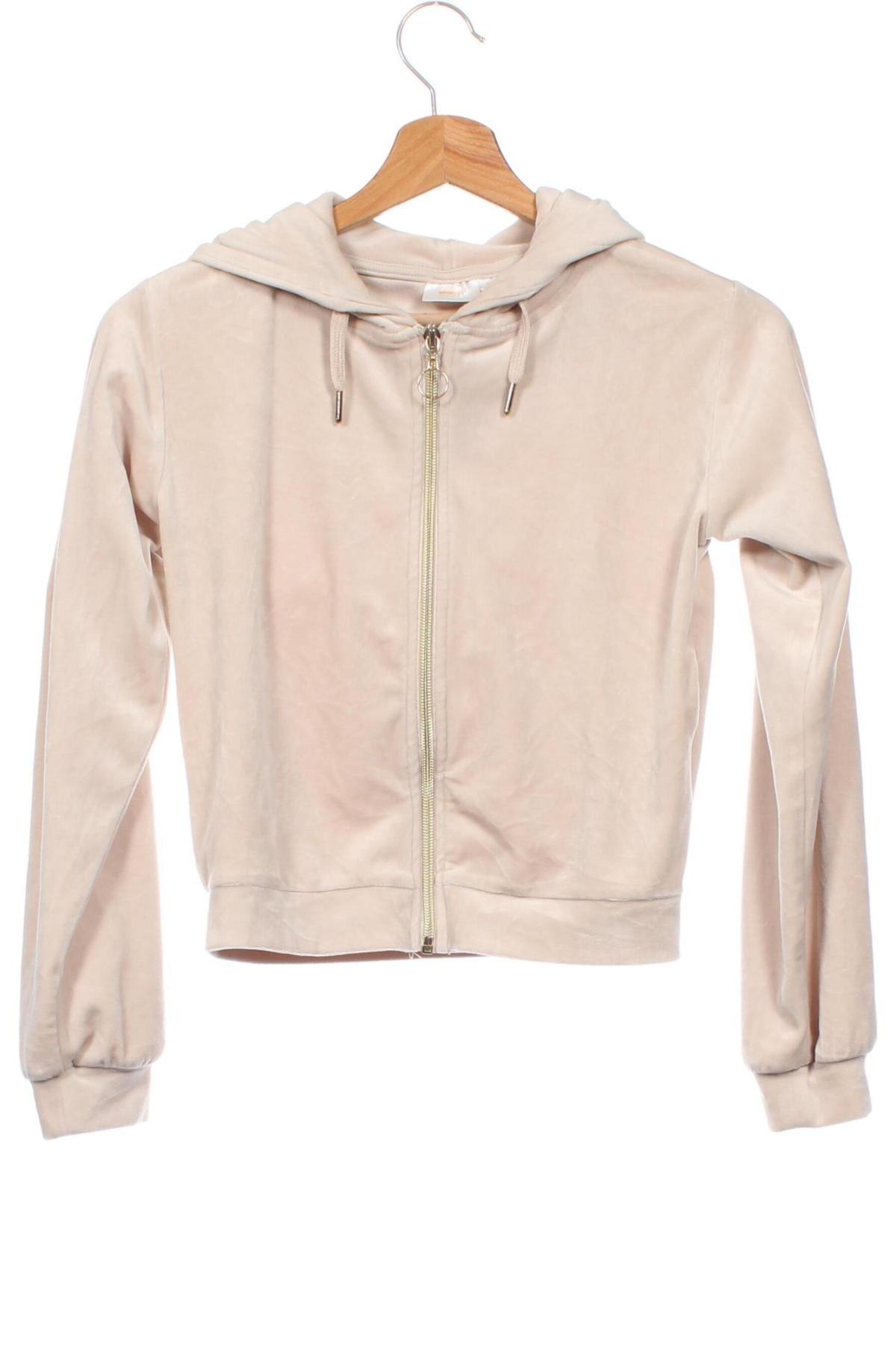 Kinder Sportoberteil Gina Tricot, Größe 10-11y/ 146-152 cm, Farbe Beige, Preis 8,99 €