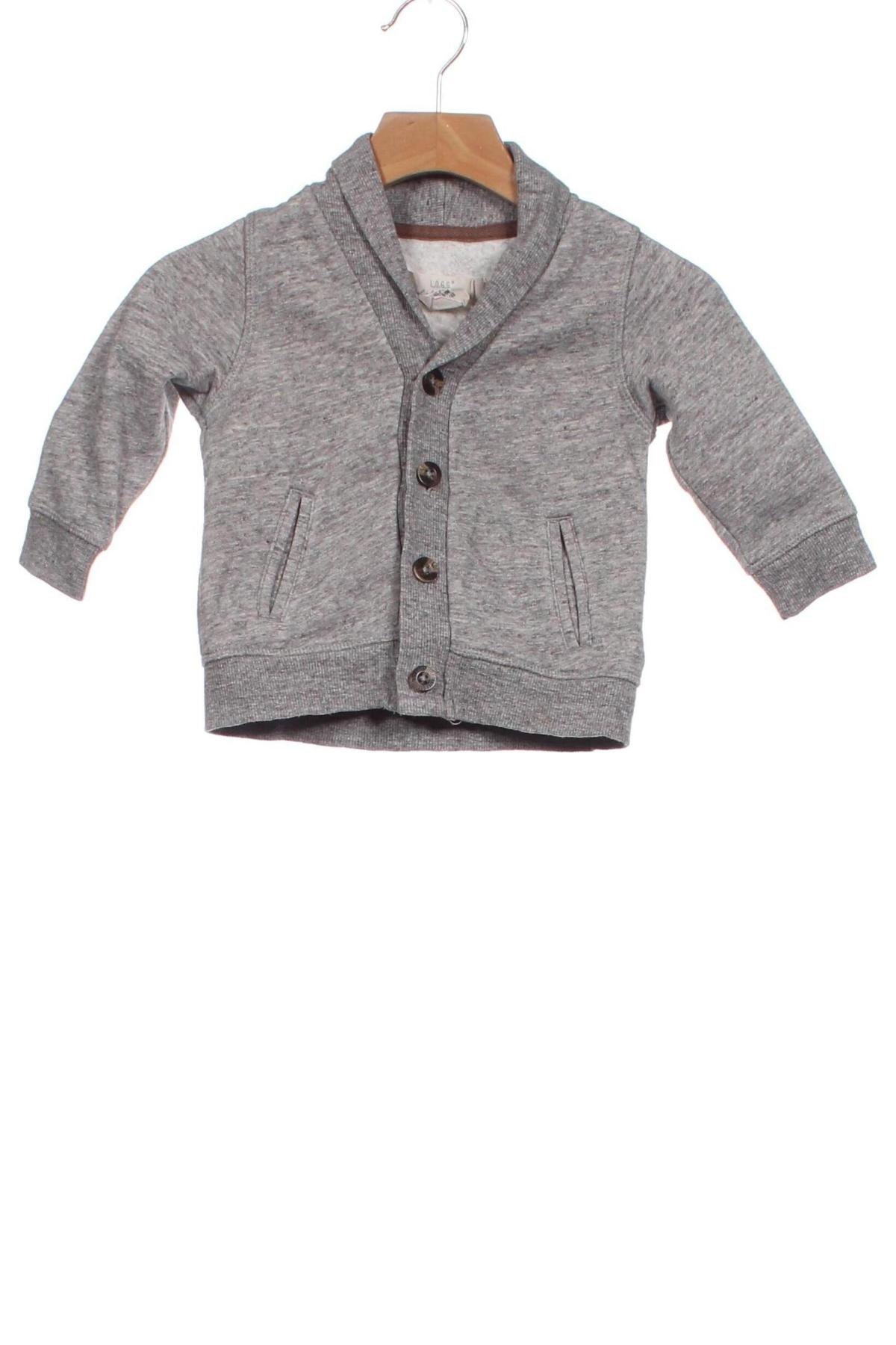 Kinder Sportoberteil H&M L.O.G.G., Größe 6-9m/ 68-74 cm, Farbe Grau, Preis 6,49 €