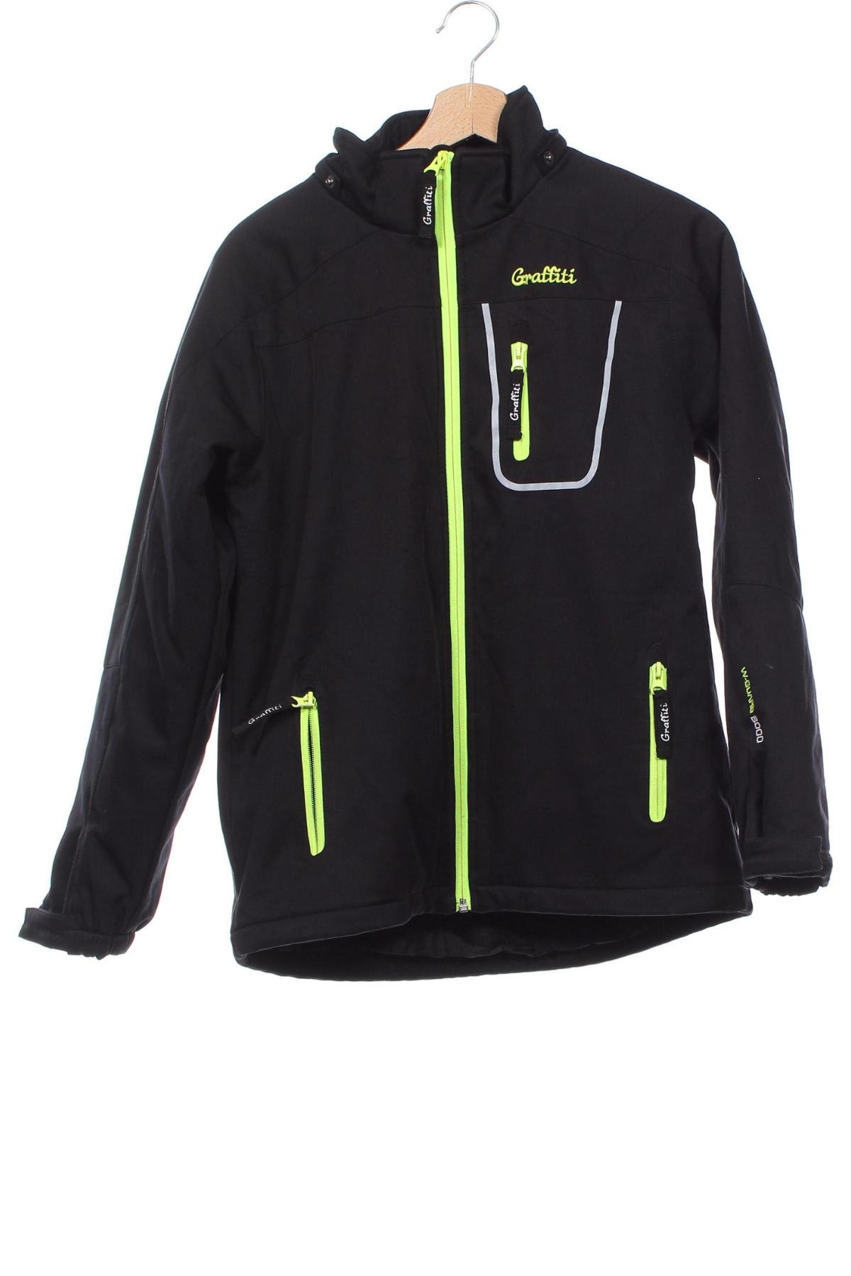 Kinderjacke Graffiti, Größe 13-14y/ 164-168 cm, Farbe Schwarz, Preis € 12,99