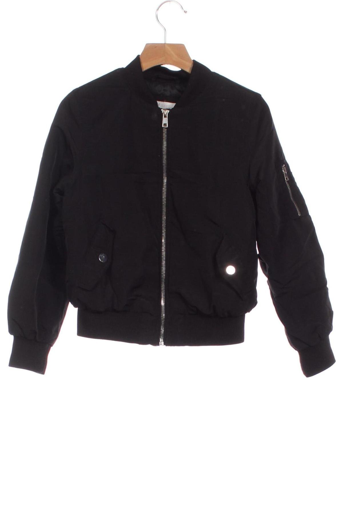 Kinderjacke H&M, Größe 8-9y/ 134-140 cm, Farbe Schwarz, Preis € 9,49