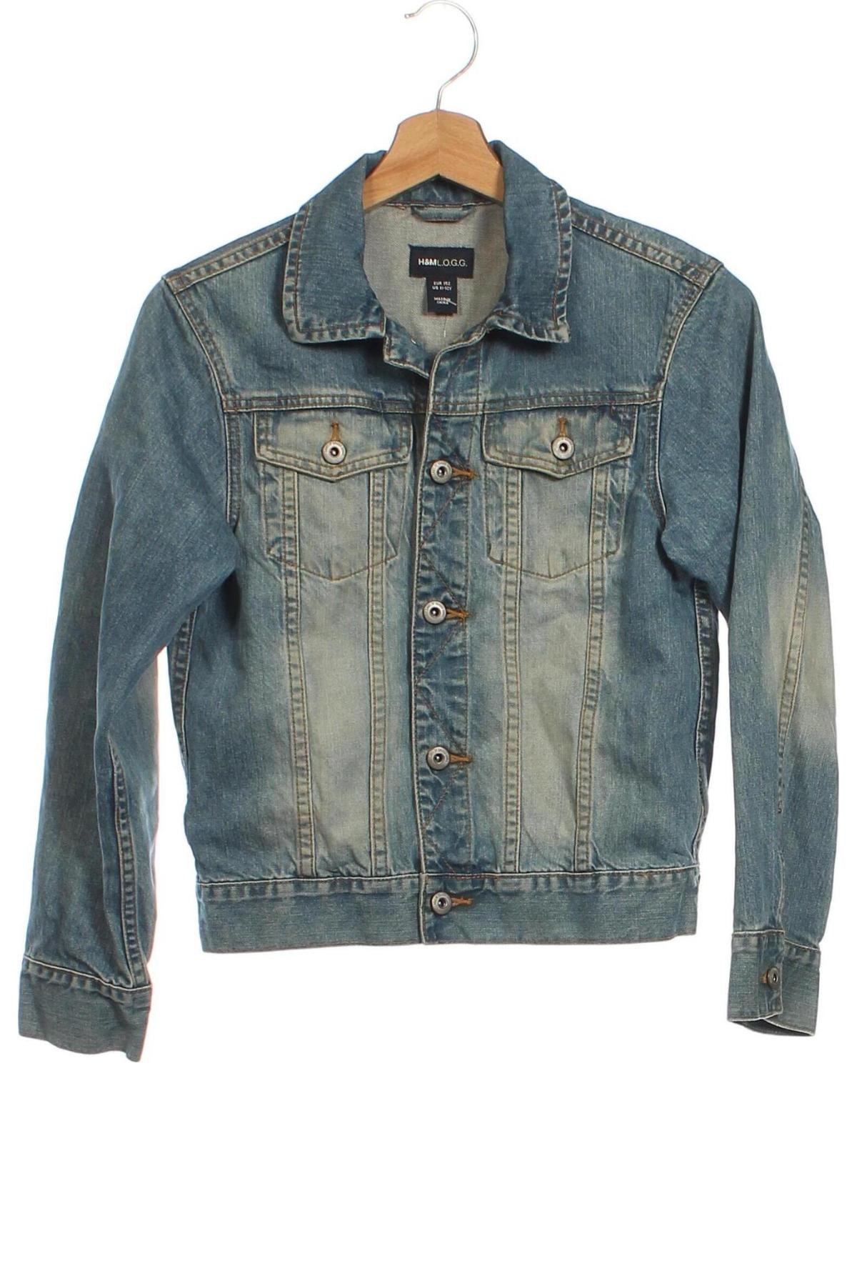 Kinderjacke H&M L.O.G.G., Größe 10-11y/ 146-152 cm, Farbe Blau, Preis € 10,99