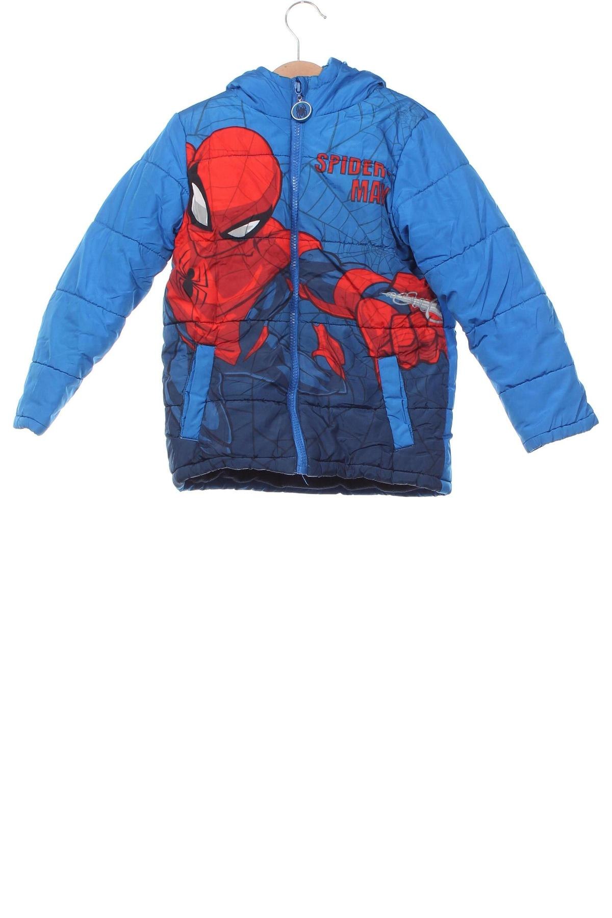 Παιδικό μπουφάν Spiderman, Μέγεθος 4-5y/ 110-116 εκ., Χρώμα Μπλέ, Τιμή 27,99 €