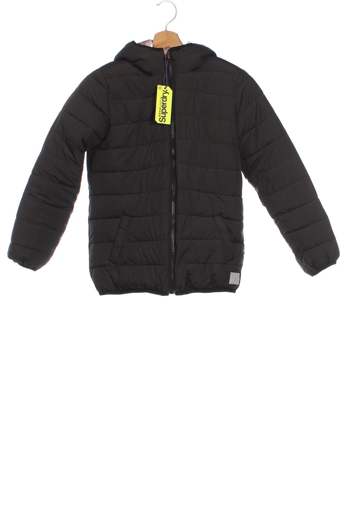 Kinderjacke Superdry, Größe 11-12y/ 152-158 cm, Farbe Schwarz, Preis € 31,99