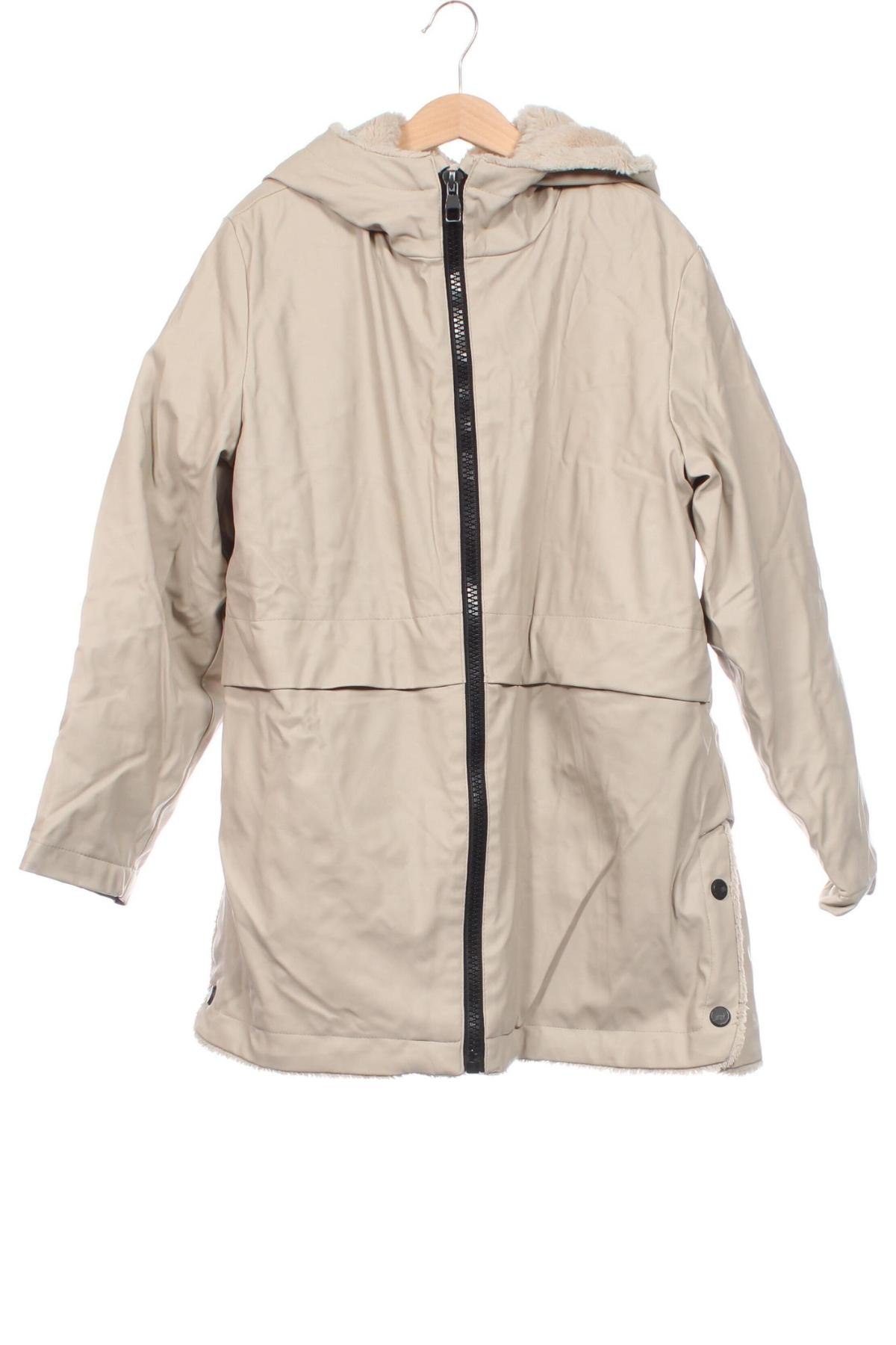 Kinderjacke Zara, Größe 11-12y/ 152-158 cm, Farbe Beige, Preis 22,99 €