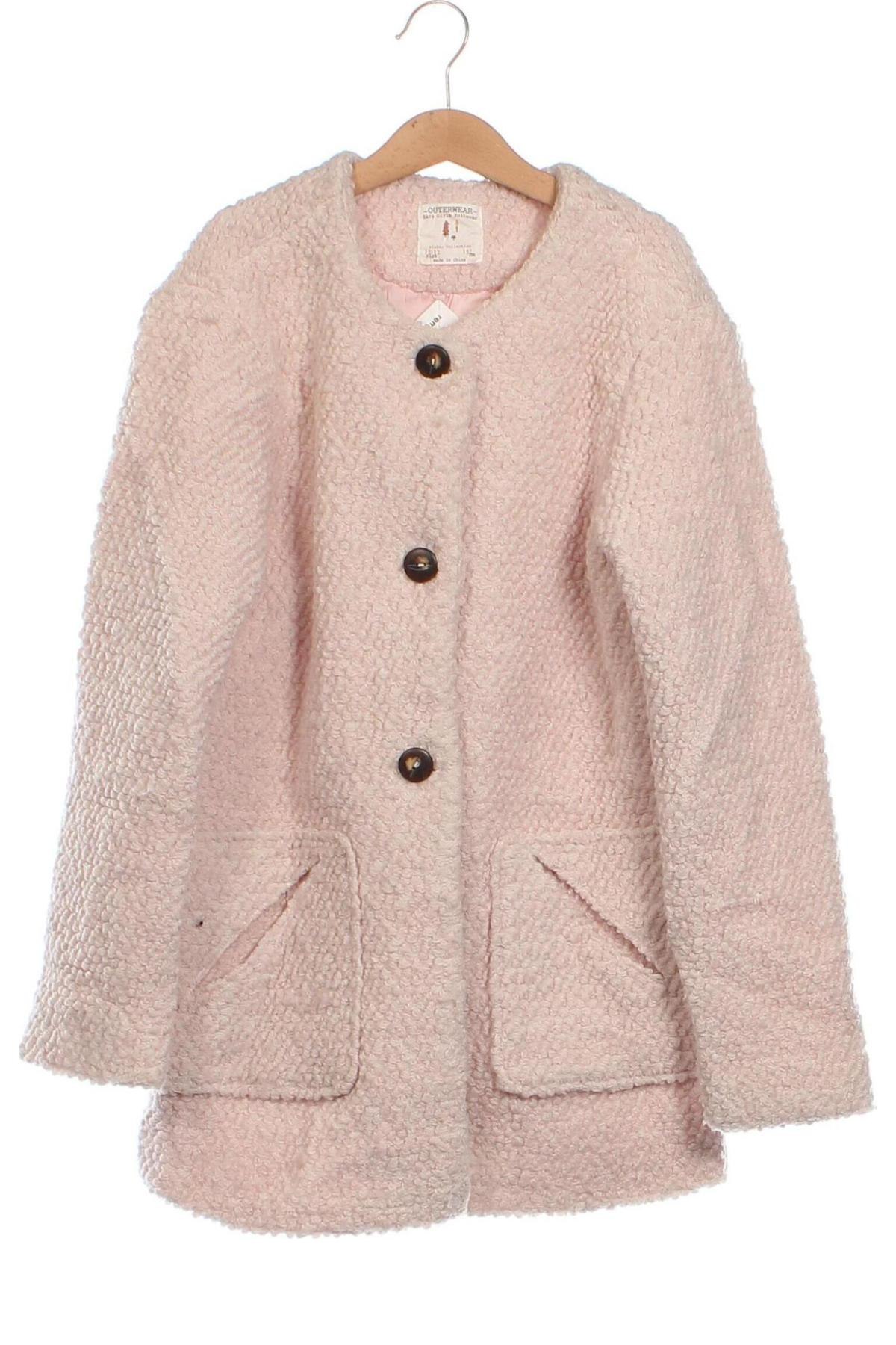 Kindermantel Zara Knitwear, Größe 11-12y/ 152-158 cm, Farbe Rosa, Preis 16,49 €