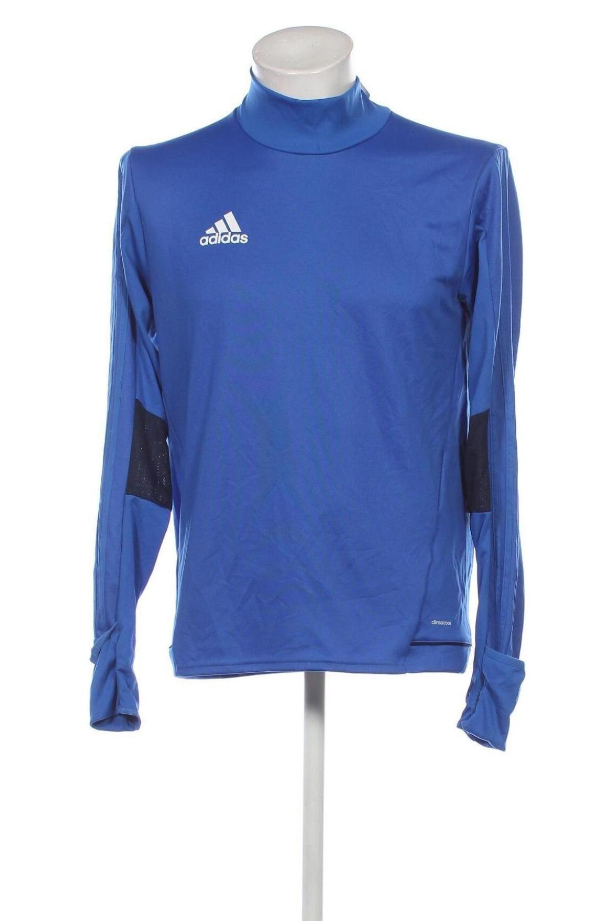 Herren Shirt Adidas, Größe M, Farbe Blau, Preis 23,49 €