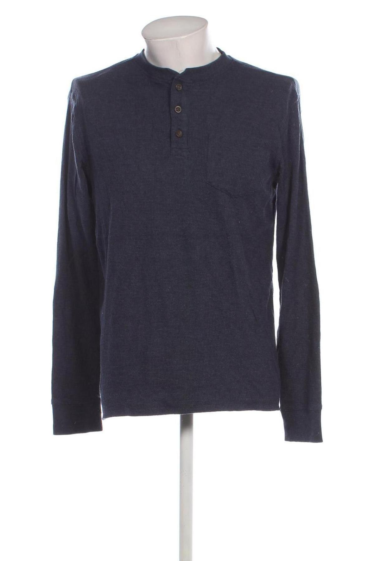 Herren Shirt Henleys, Größe L, Farbe Blau, Preis 7,99 €