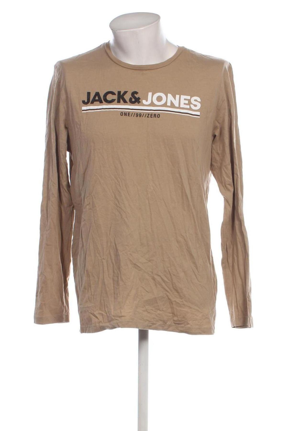 Herren Shirt Jack & Jones, Größe XL, Farbe Beige, Preis € 6,99