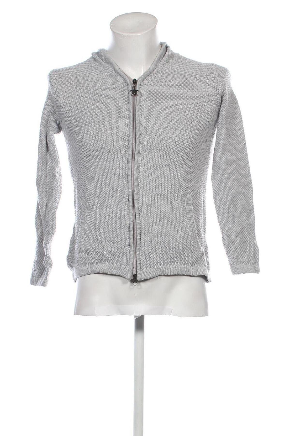 Herren Strickjacke, Größe M, Farbe Grau, Preis € 9,99