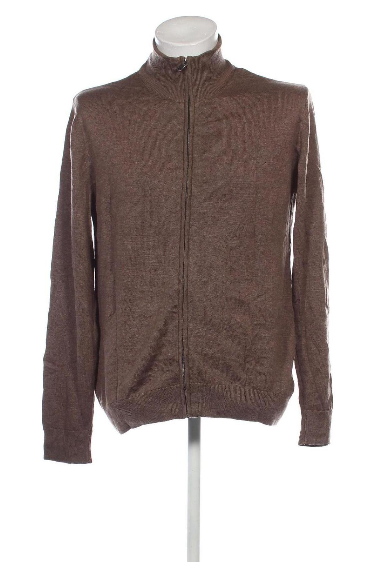 Herren Strickjacke, Größe XL, Farbe Braun, Preis € 24,99