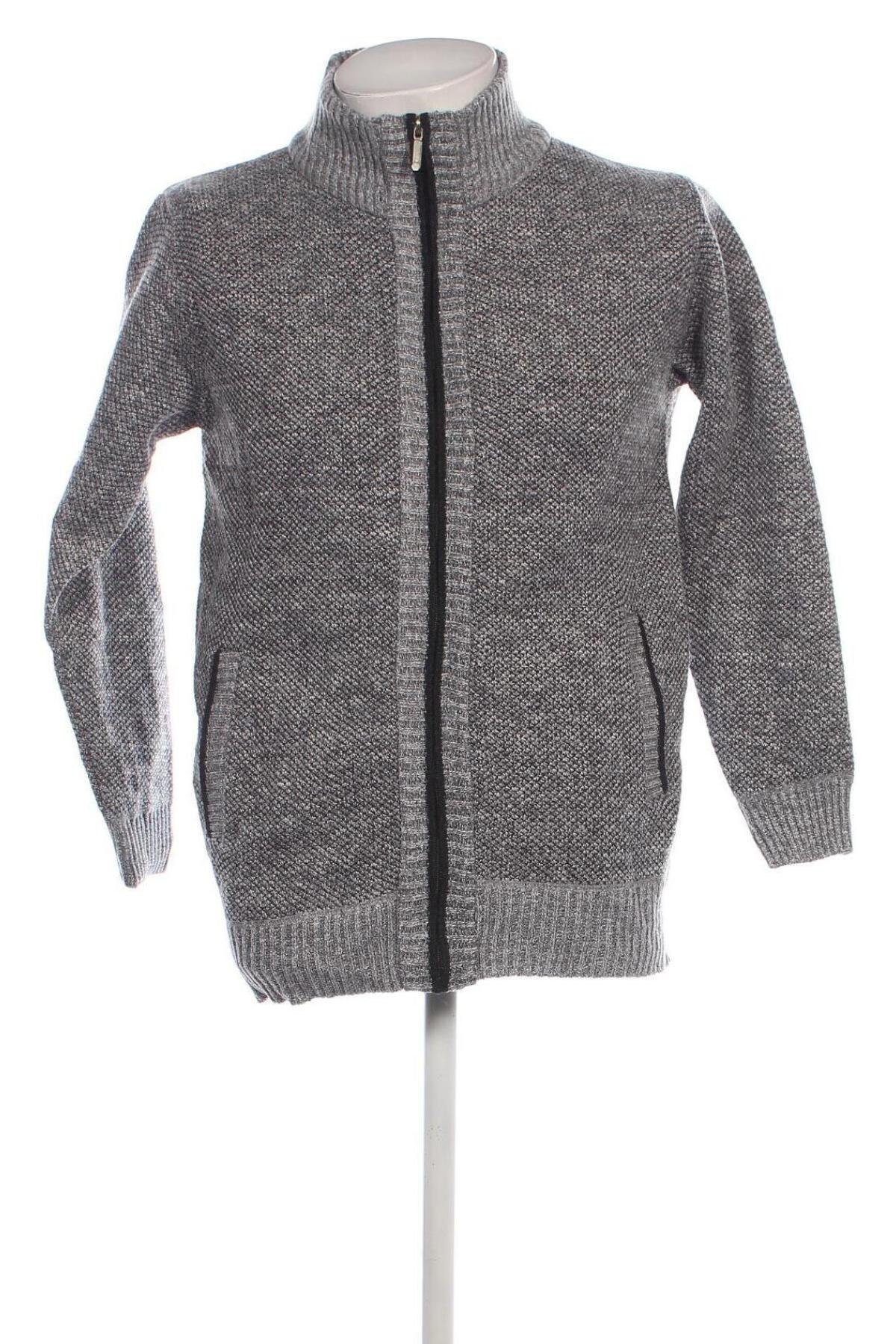 Herren Strickjacke, Größe L, Farbe Grau, Preis € 10,49