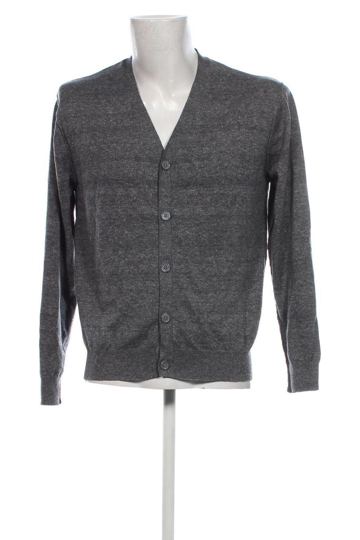 Herren Strickjacke Bexleys, Größe M, Farbe Grau, Preis 11,99 €