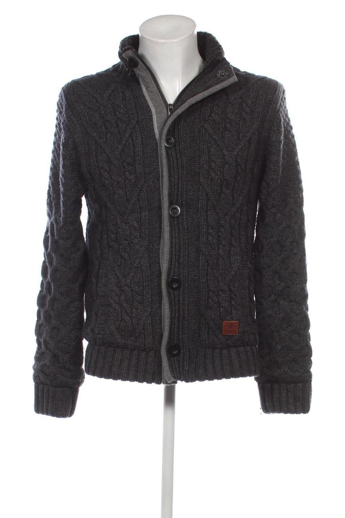 Herren Strickjacke S.Oliver, Größe L, Farbe Grau, Preis 20,99 €