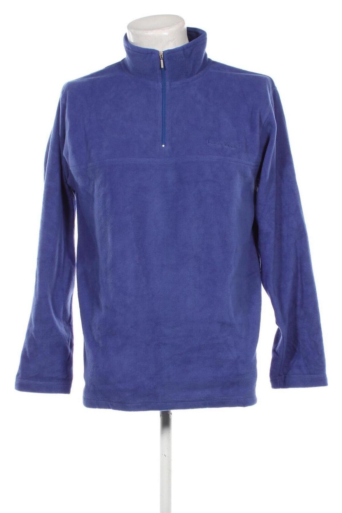 Herren Fleece Shirt Human Nature, Größe L, Farbe Blau, Preis 6,99 €